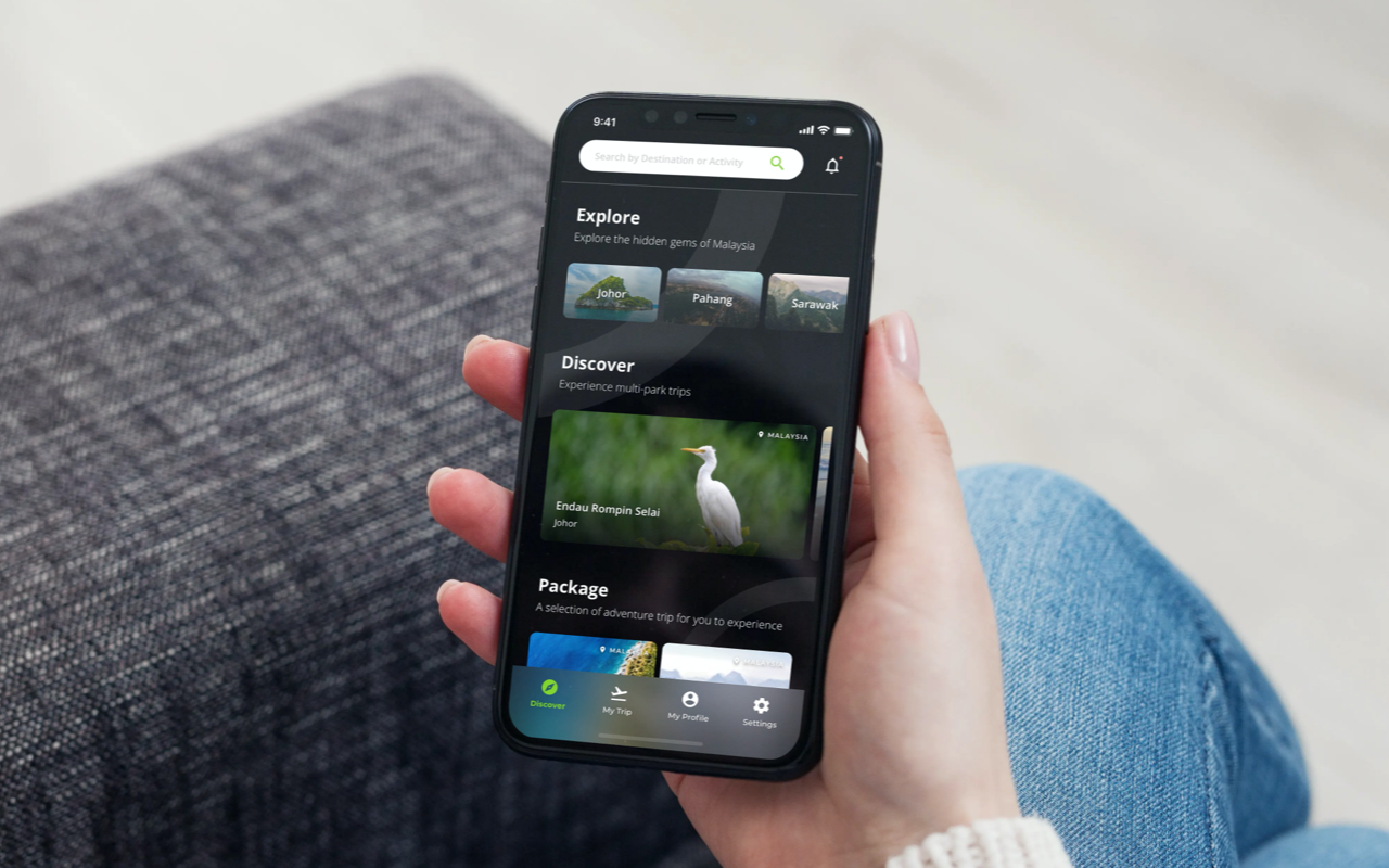 INPAGo Mobile Application (iOS Mockup)