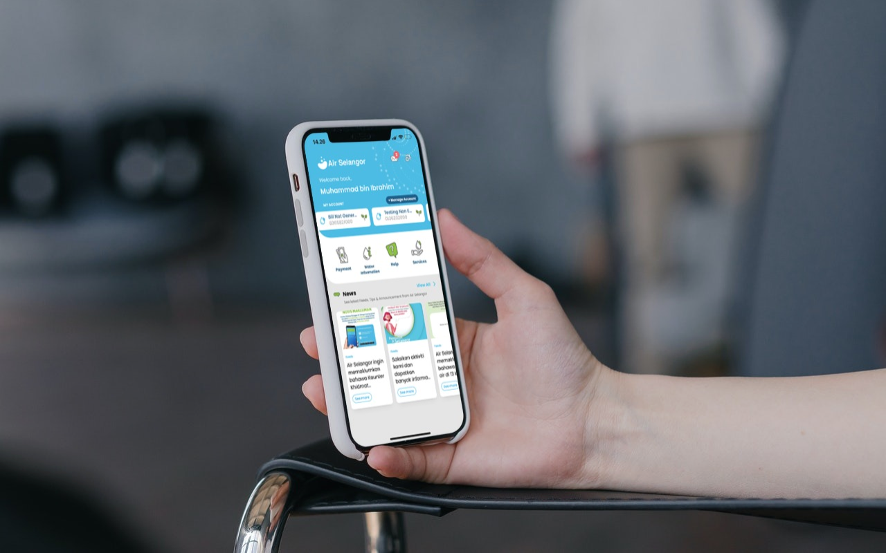 Air Selangor Mobile Apps